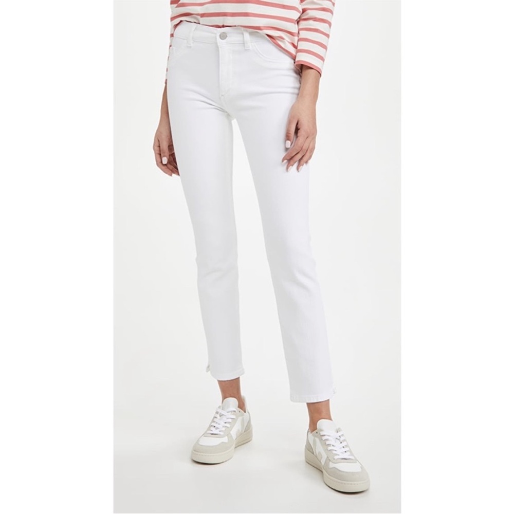 DL1961 White Ankle  Denim Slim , Size 30